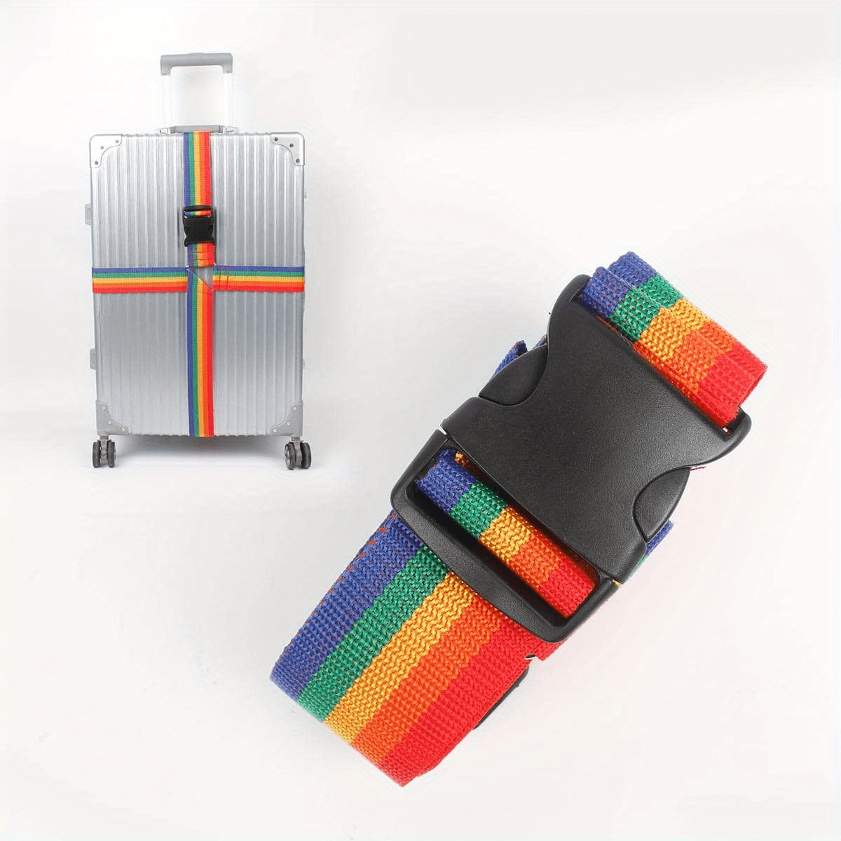 Adjustable Heavy Duty 2M Long Luggage Straps Suitcase Belt Travel