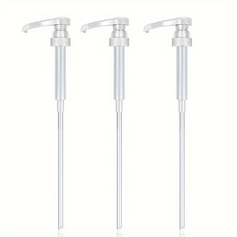 Pump Liquid Dispenser Syrup Dispenser for Kitchen Milk Tea Seasoning 3PC  Coffee