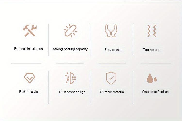 1pc automatic toothpaste dispenser with brush holder gargle cup multifunction toothbrush holders for bathrooms bathroom tooth brush holder set toothbrush organizer with cup wall mounted shower room decor set details 1