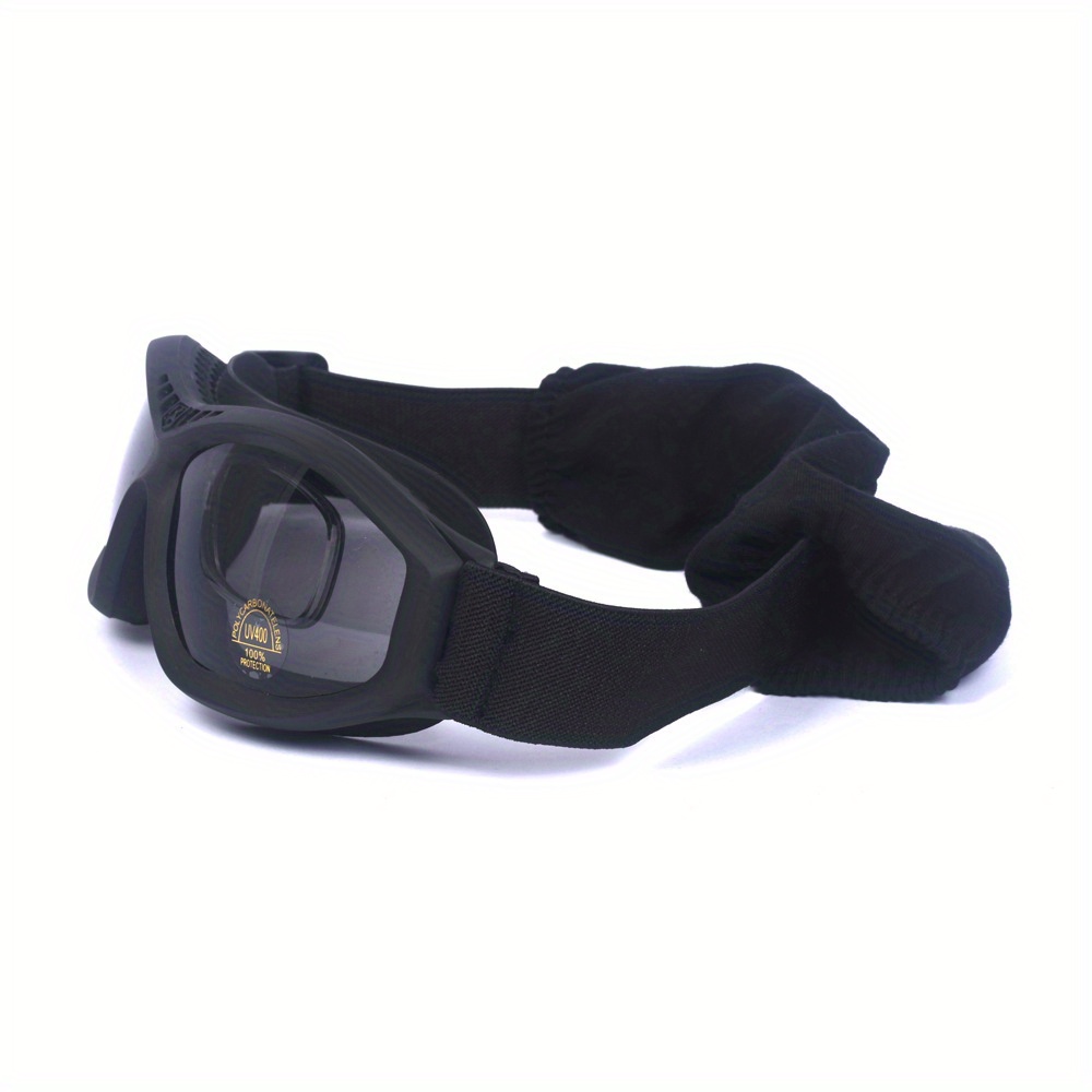 Gafas tácticas Airsoft de alta resistencia a los impactos con 3 lentes  intercambiables, durabilidad, antivaho antigolpes, anti-UV, marco de TPU  para
