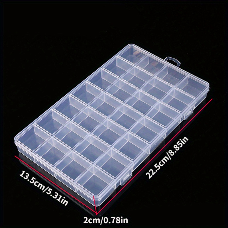 Storage Jewelry Box Compartment Adjustable Container for Beads