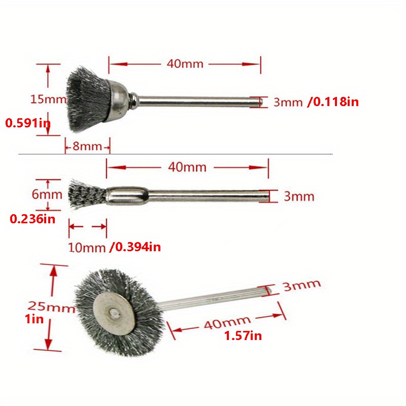 15mm Hole Cleaning Brass Wire Brush  Wire Brushes from