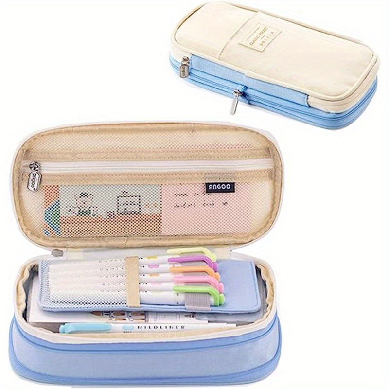 Expandable Pencil Case Large Capacity Pencil Pouch With - Temu