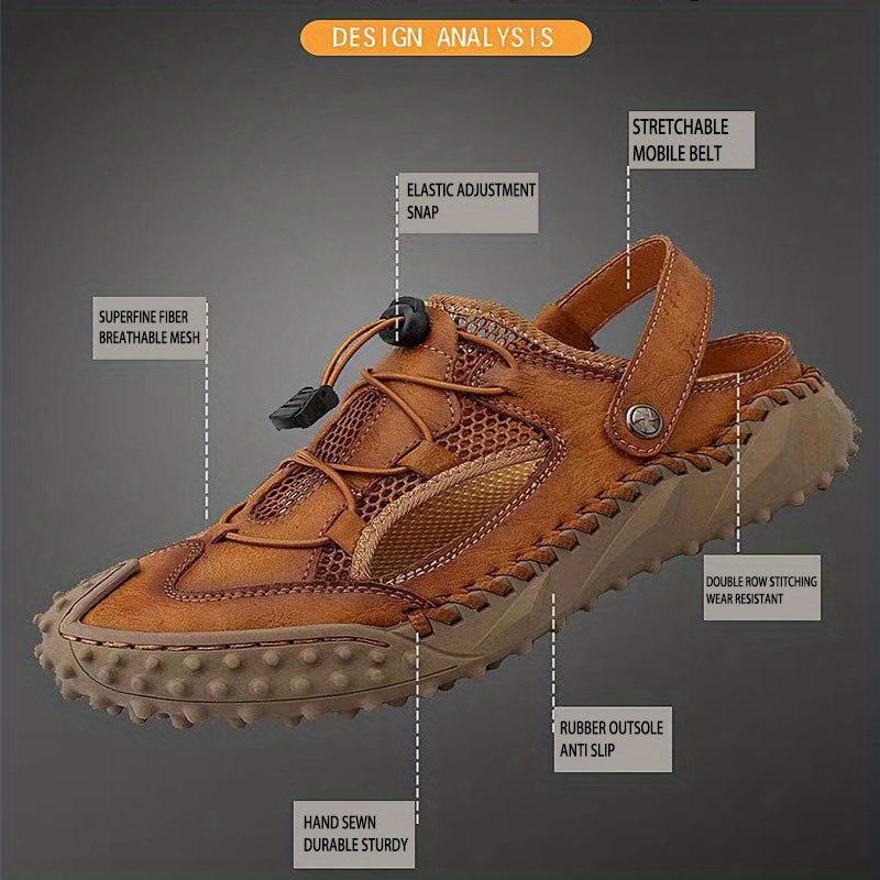 mens   non slip sandals wear resistant comfy   summer Product details 5