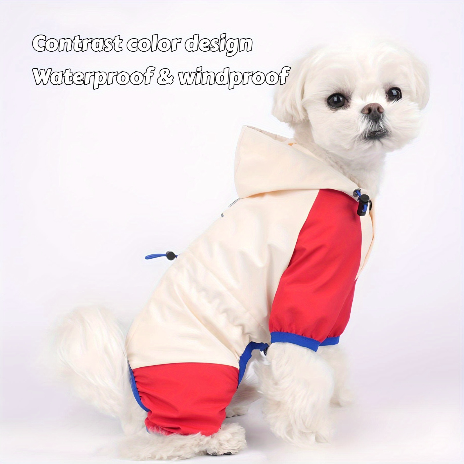 Waterproof dog hotsell coats legs bichon