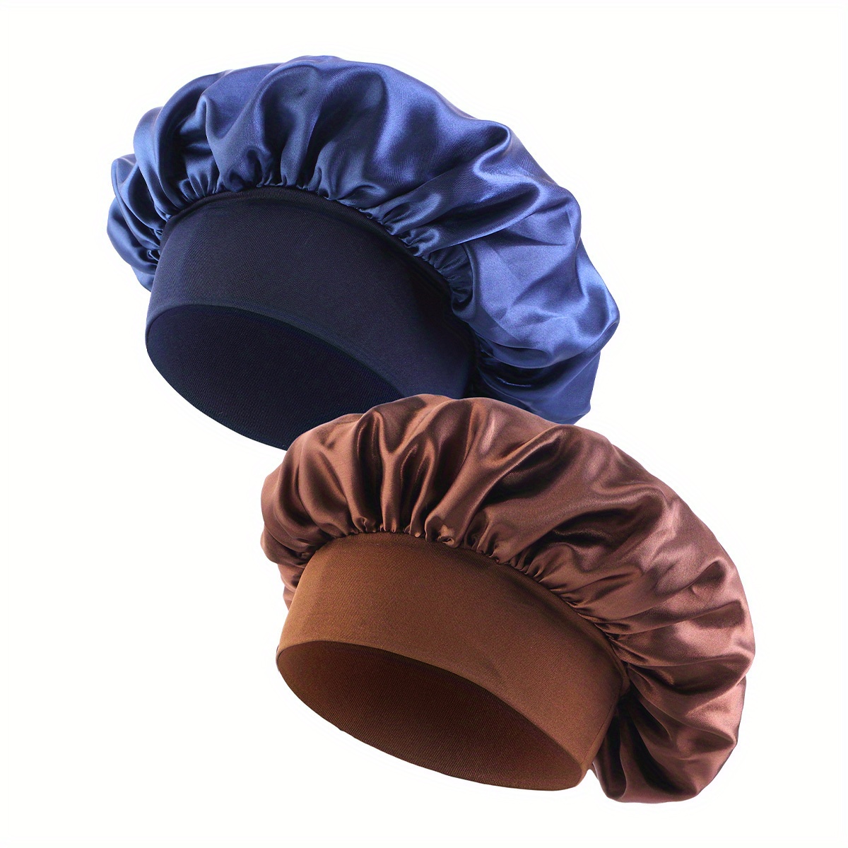 4 PCS Bonnet en satin soyeux pour cheveux bonnet de sommeil - Temu