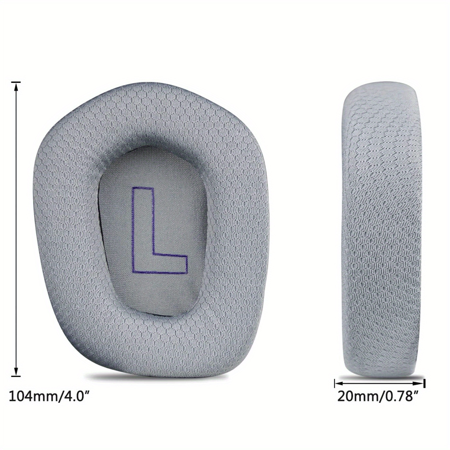 Geekria Almohadillas deportivas de repuesto de gel refrescante para  Logitech G433, G233, GProX2 almohadillas para auriculares, almohadillas  para