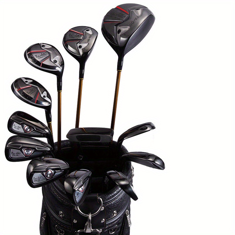 Men's Complete Golf Clubs Package Set 10 Pieces Includes Alloy Driver