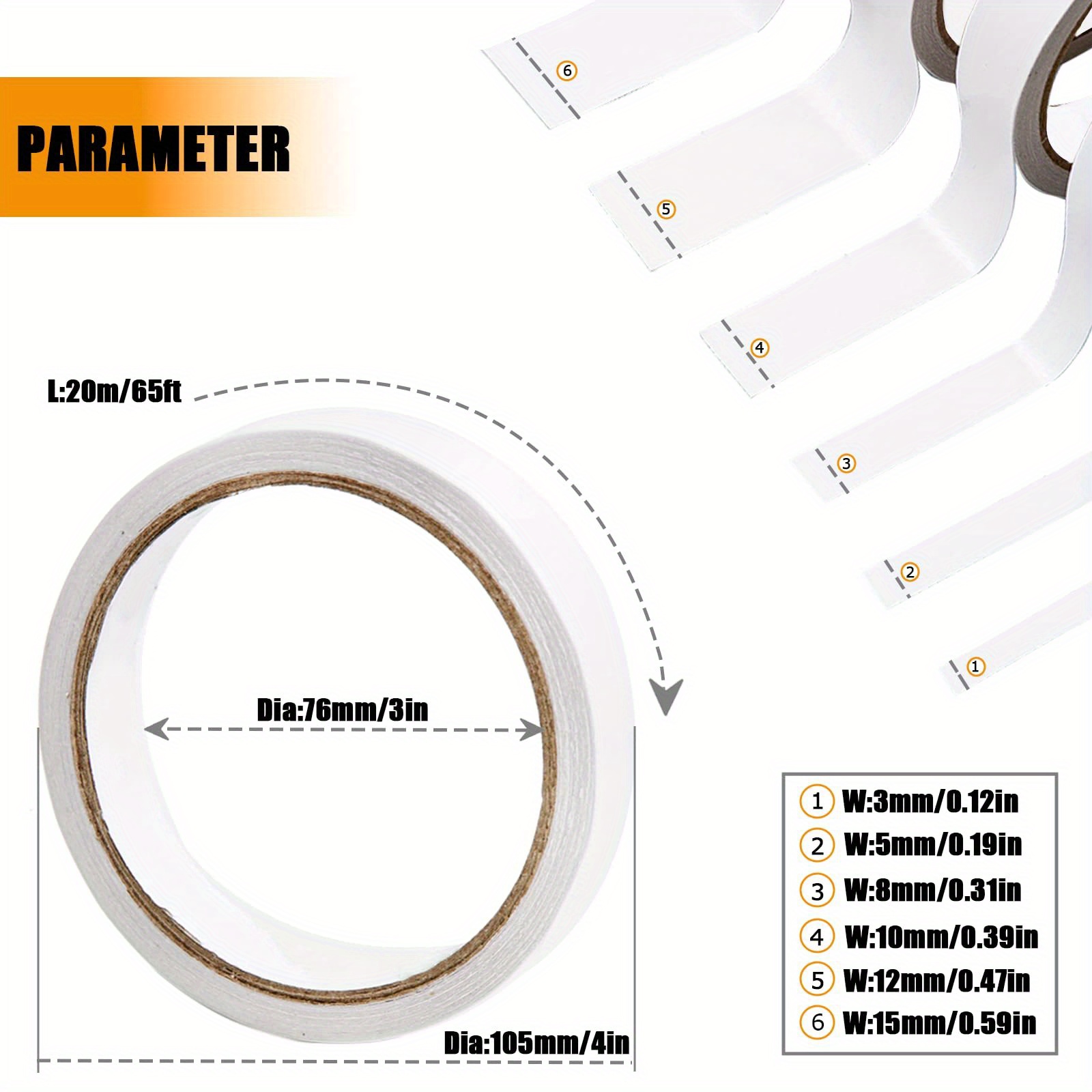 Double Sided Tape Used Manual Scrapbooks Easy Tear Suitable - Temu