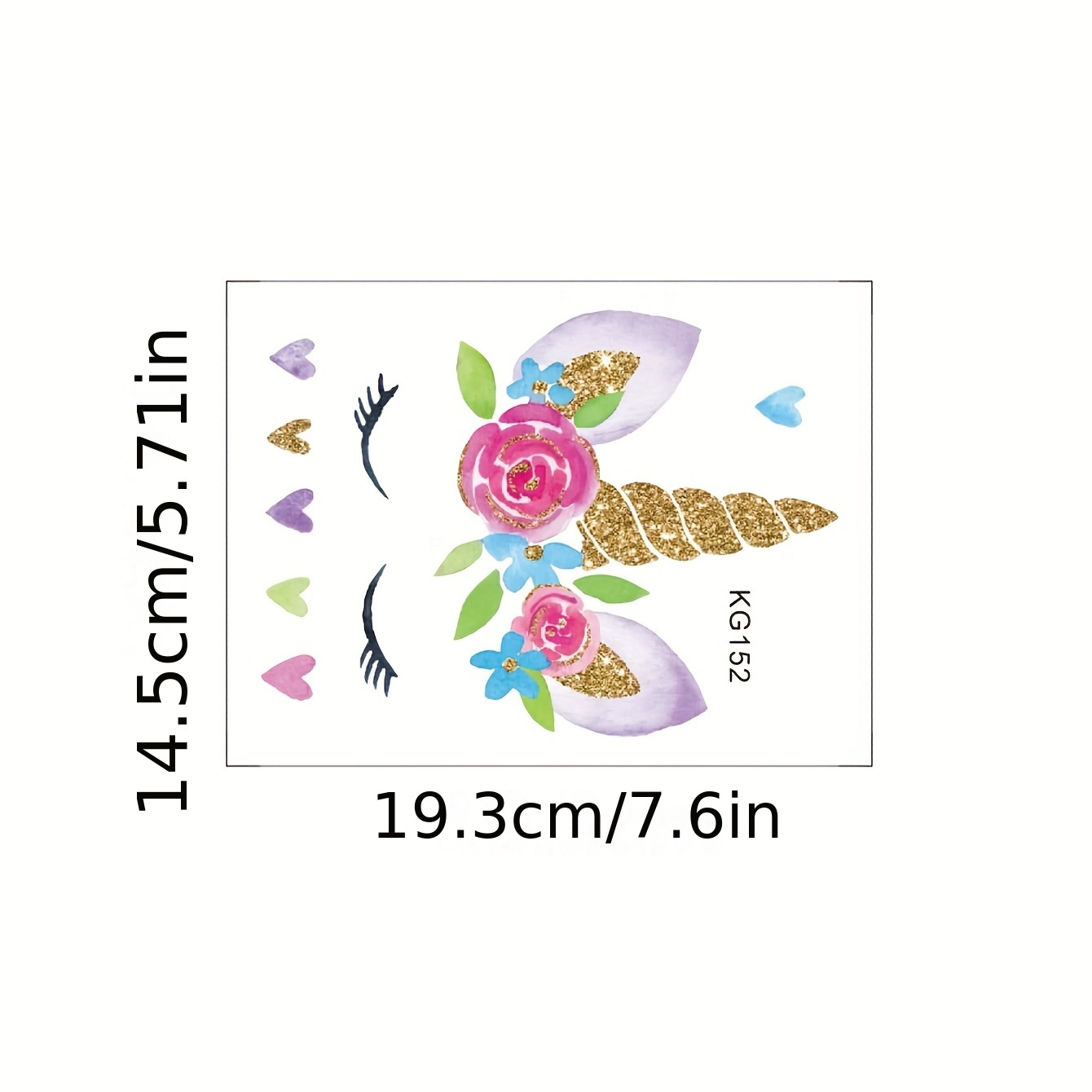1 Unit Of A Removable Waterproof Vinyl Wall Sticker Featuring A Unicorn, Ideal For Decorating Light Switches In Bedrooms And Living Rooms, Measuring 5.71 By 7.6 Inches