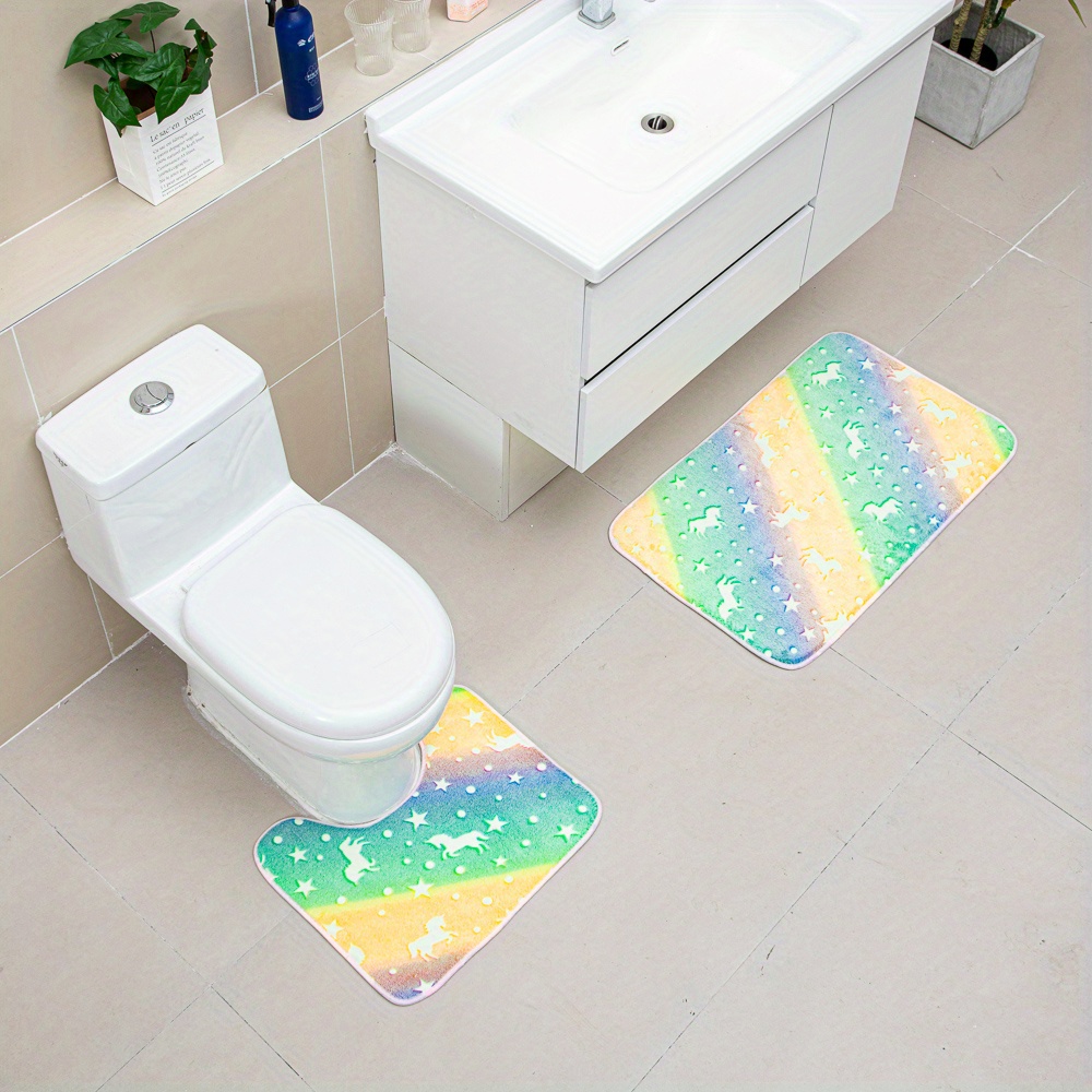 Night Light Floor Mat Sponge Bathroom Mat Set Non slip - Temu