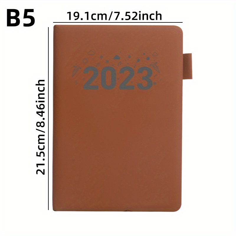 Pu Leather A6 Academic Planner: 2024.1 2025.6 (18 Months) - Temu