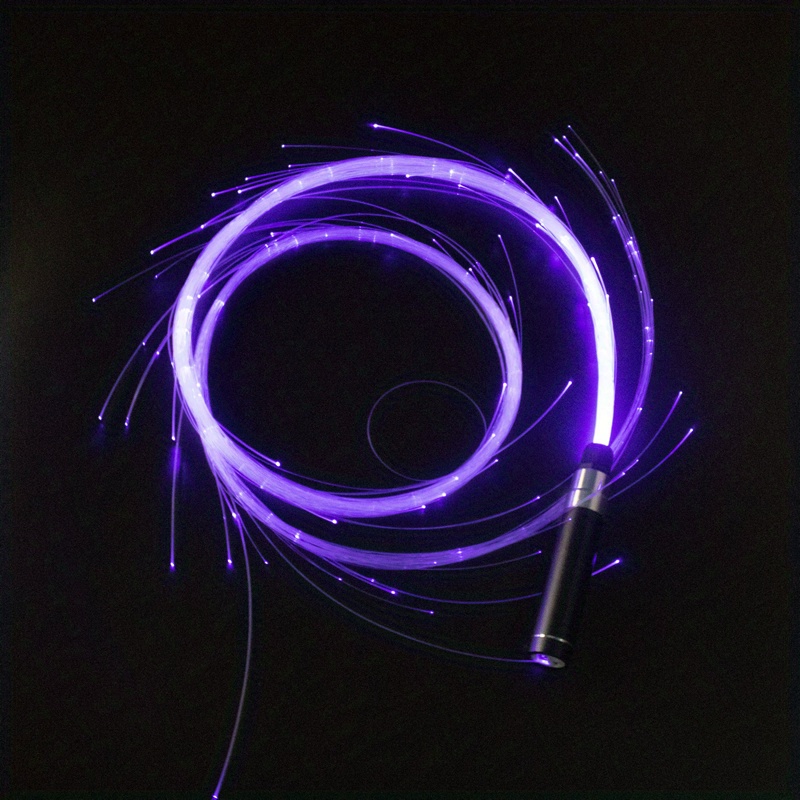 1 Stück LED-handschwingende Leuchtpeitsche,  Nachtbar-Atmosphären-Requisiten, USB-Aufladung, Bunt Blinkende Peitsche,  Weihnachtsfeier