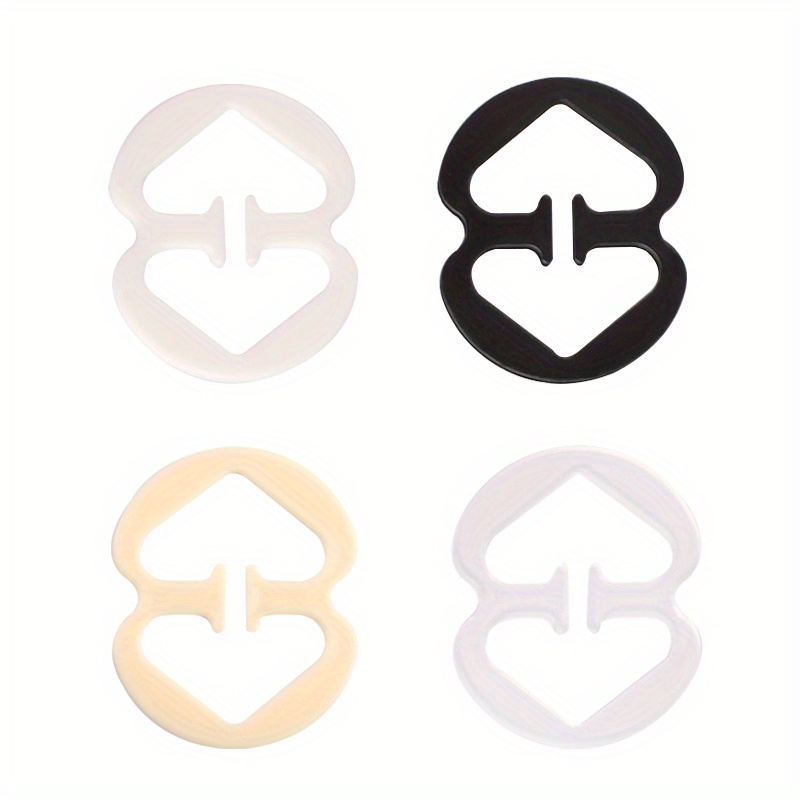 4pcs Bra Strap Clips Invisible Non-slip Buckles Conceal Straps for Braless Look