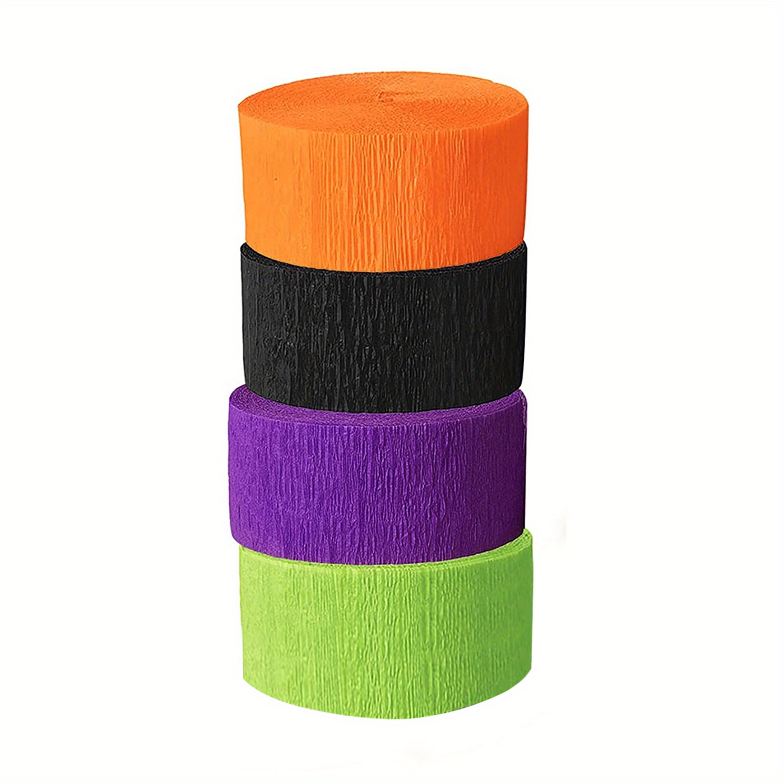 Pack of 4 & 8) Top Quality Crepe Paper Roll For Activities & Party