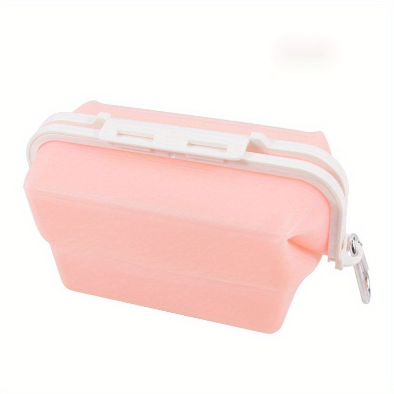  CAPRIZ 3 PCS Envelope Sealed Pouch Silicone Envelope Storage Box  Easy to Open Sealed Envelope Bag Good Sealing Double Locking for Travel  Shopping (Pink) : Office Products