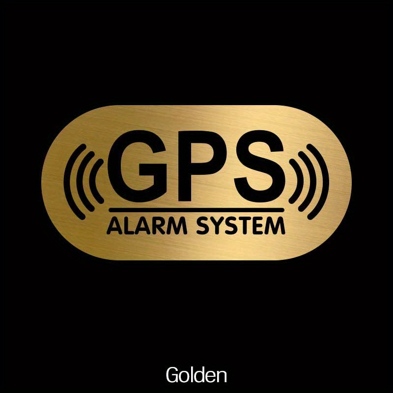 2pzas/juego Pegatinas Diseño gps Alarma Ideal Vehículos - Temu