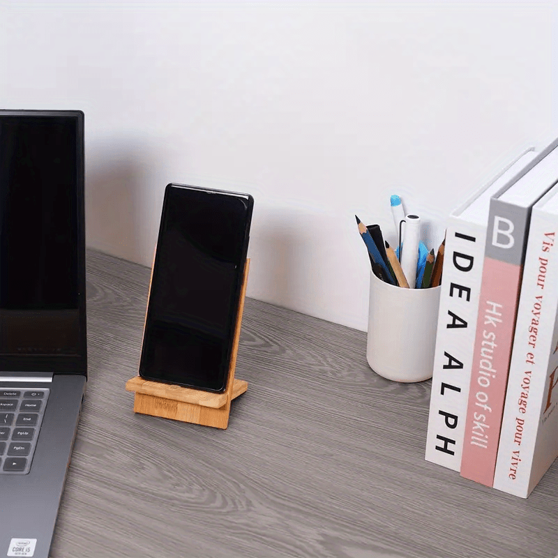 simplesun Cute Cell Phone Stand Accessories Office Supplies for Desk,  Bamboo Wood Cell Phone Holder Desktop for All Mobile Phones, iPhone 11 12  XS Max XR, Android Smartphone, iPad, Tablet (Bear) - Yahoo Shopping
