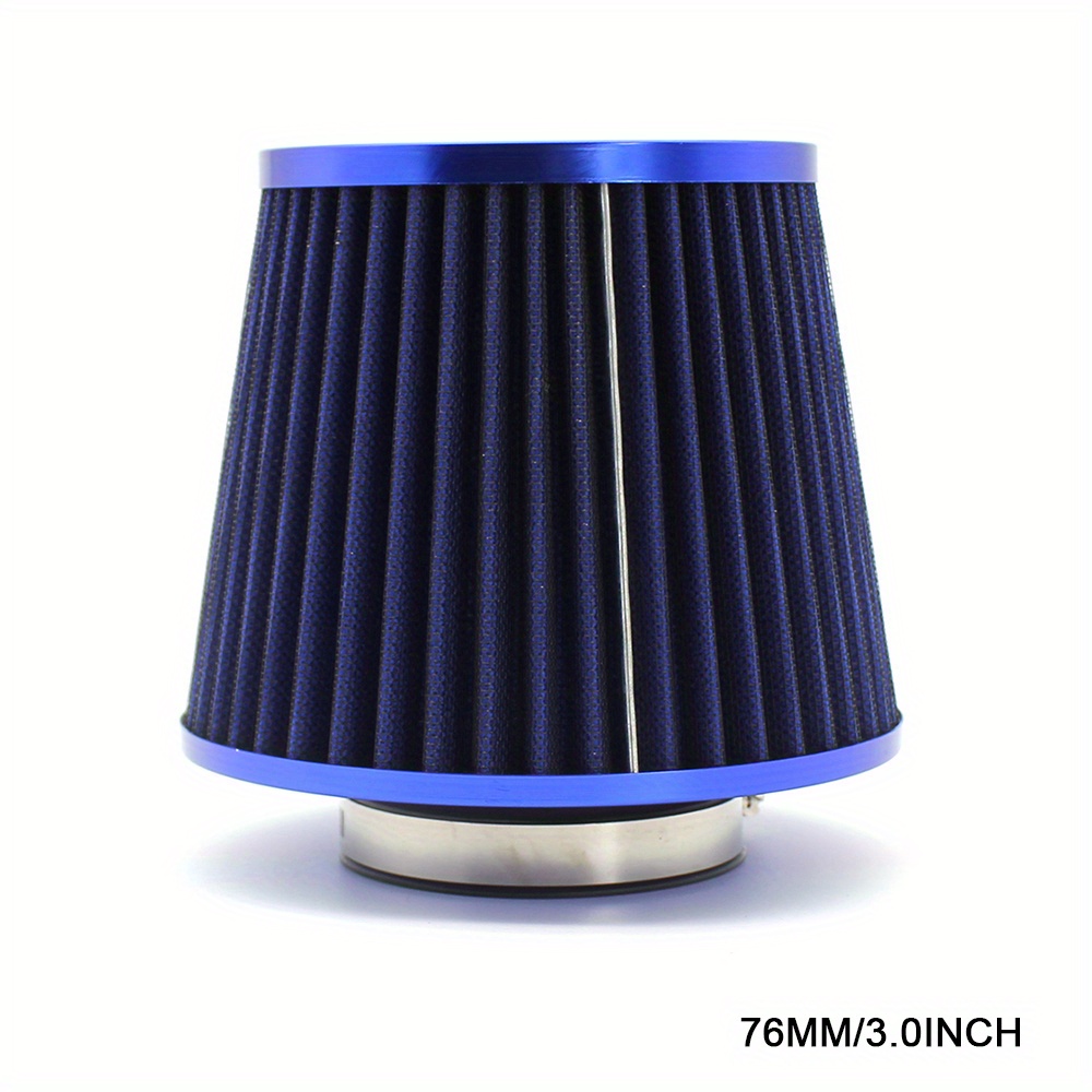 Car 76mm 3inch High Flow Air Filter Universal Cold Air Intake Filters Sport  Racing Car Engine Air Inlet - Automotive - Temu