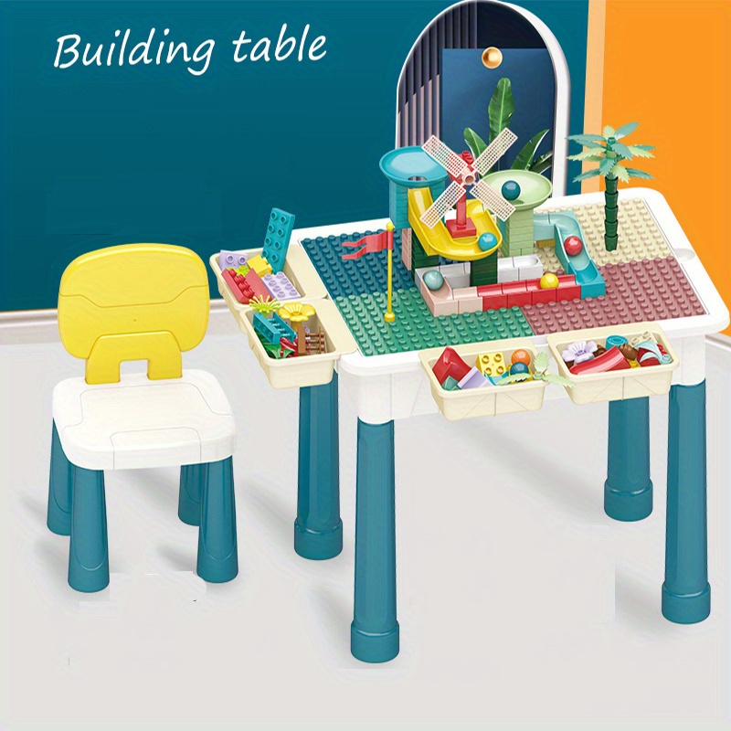 Multifunzionale Tavolo Da Costruzioni Per Bambini Giocattolo - Temu Italy