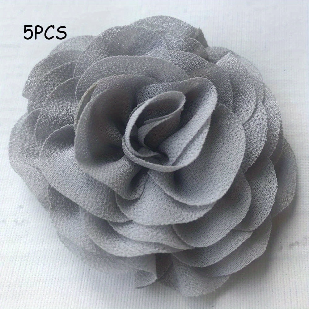 Grey flower hair sale accessories