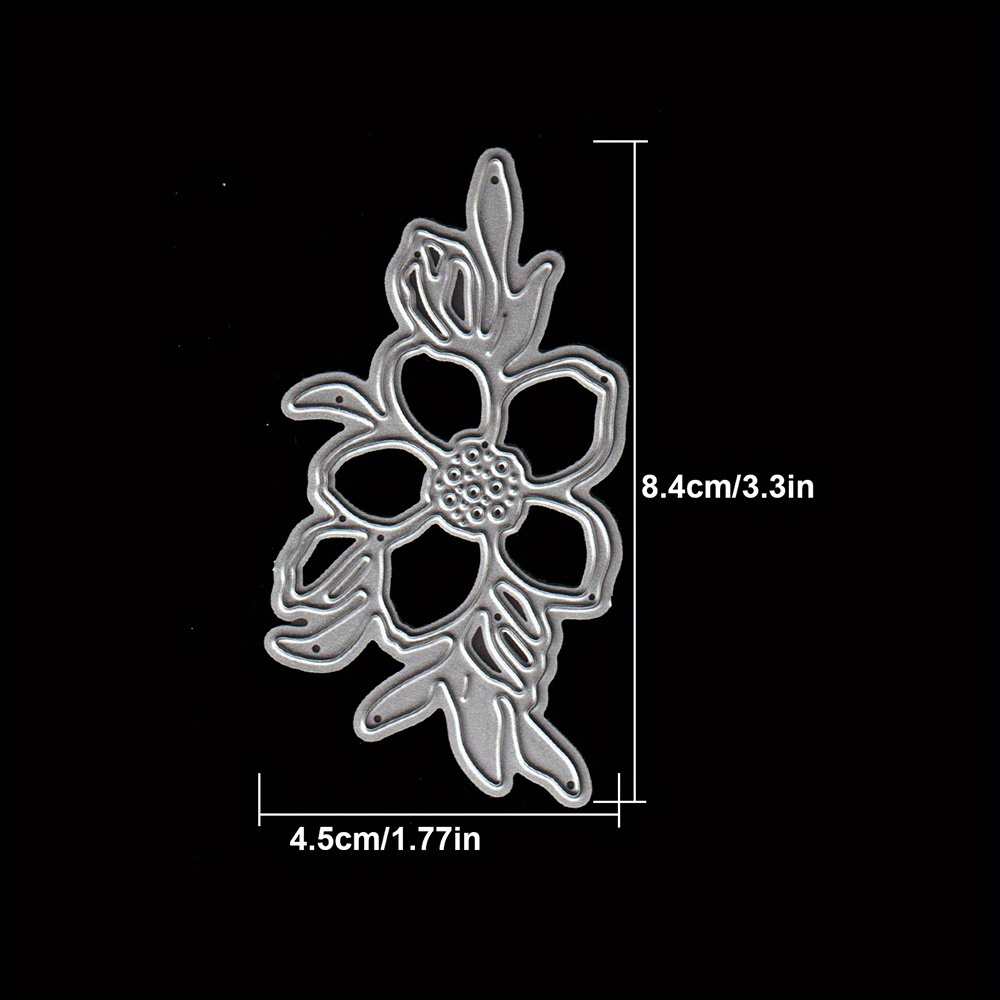 Beautiful Flower Lace Border Metal Cutting Dies Cut Die - Temu