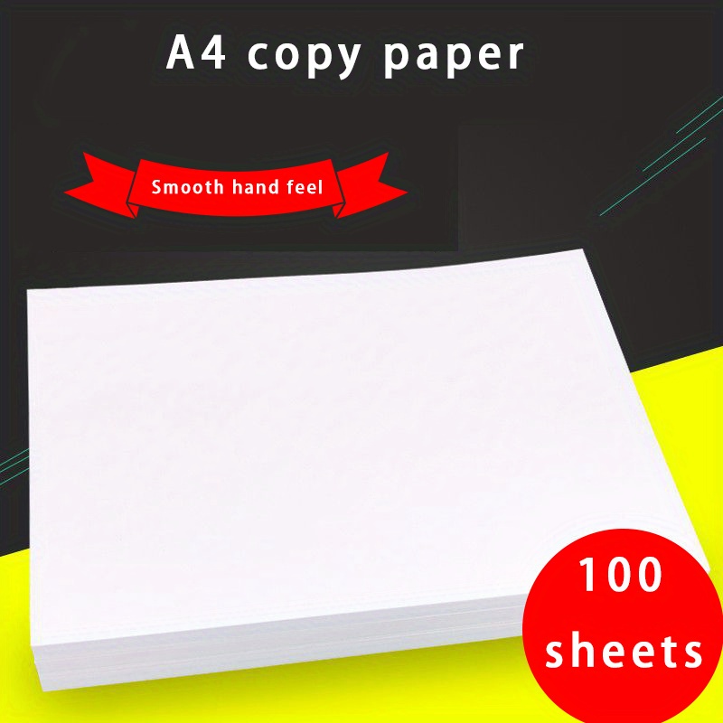 50 sheets A4 White Office Copy Paper 70g/80g Printing Paper Student Draft  Anti-static Writing Paper School Office Supplies