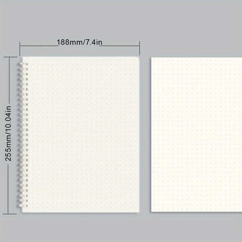 Transparent Hardcover Ruled Spiral Notebook Lined Journal Writing Diary