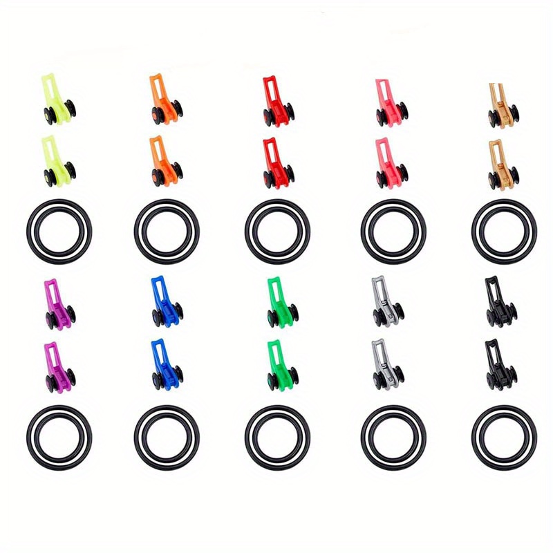 10 Colors Fishing Rod Hook Keeper 2 Sizes Silicone Rings - Temu United  Kingdom