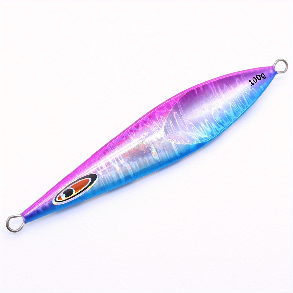 Rector Jig Metal Jigs Slow Pitch Jigging Lure Glow Zebra - Temu