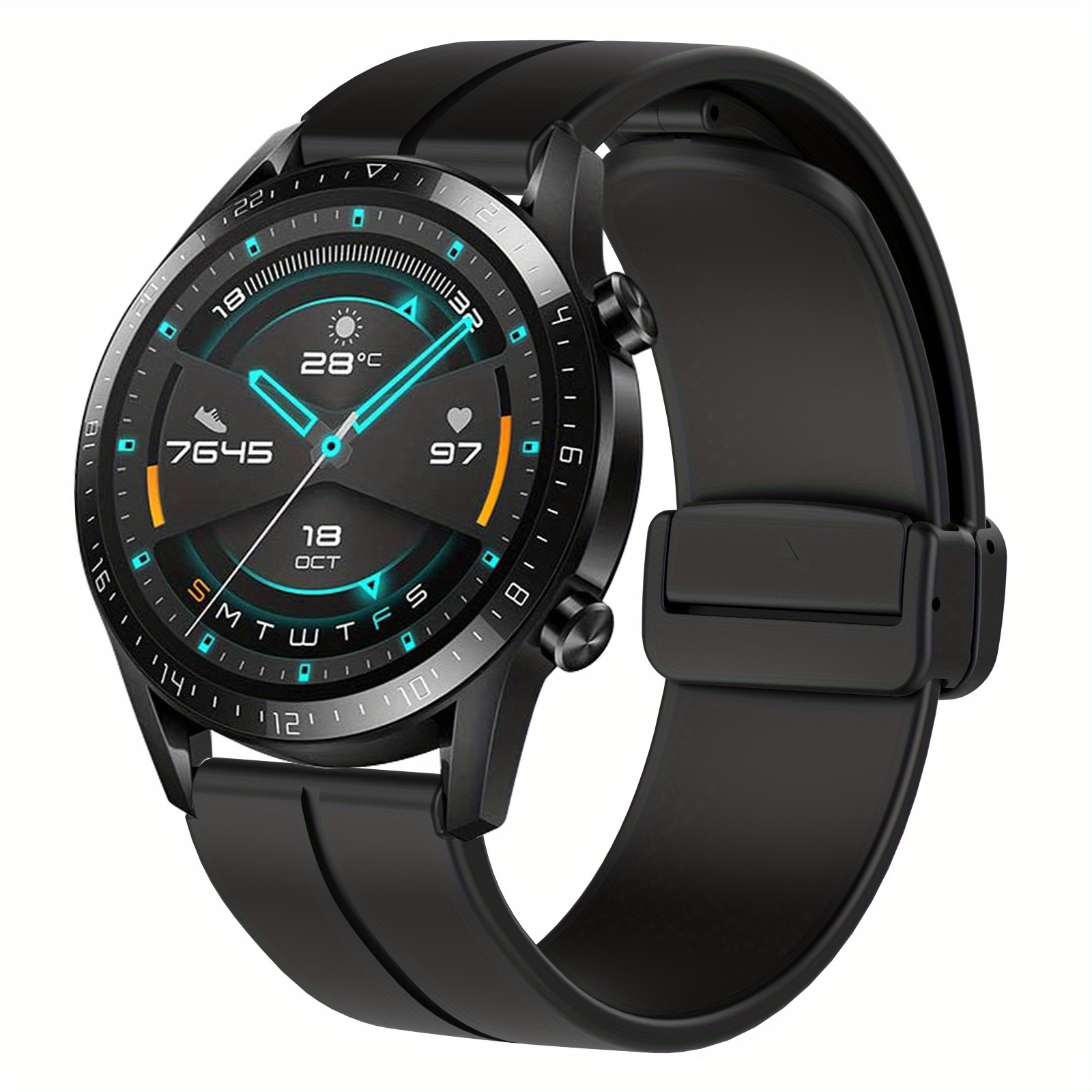 Magnetic Buckle Strap Huawei Watch Gt 4 Replacement - Temu