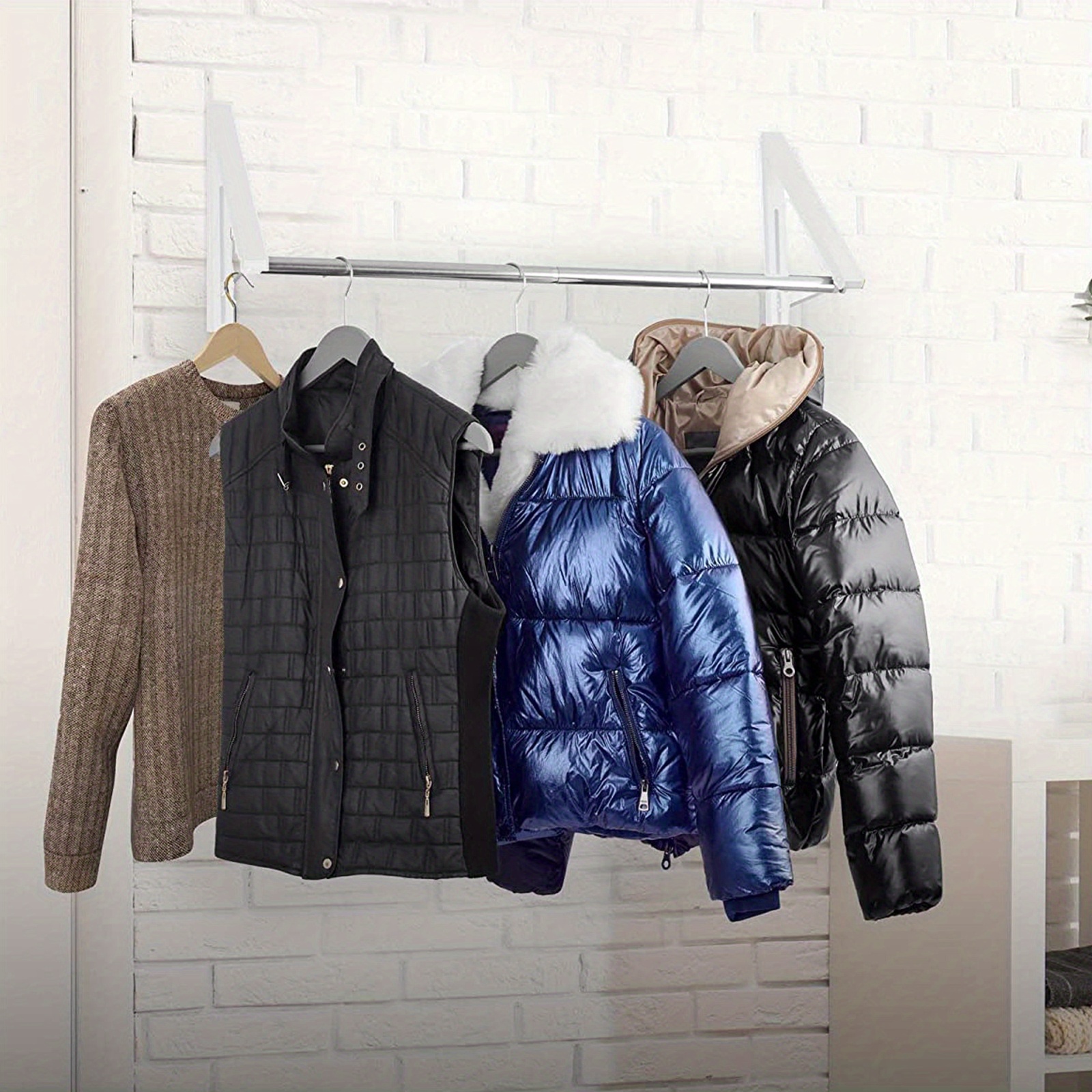 Plastic Clothes Drying Rack Double Foldable Clothing Rack Temu