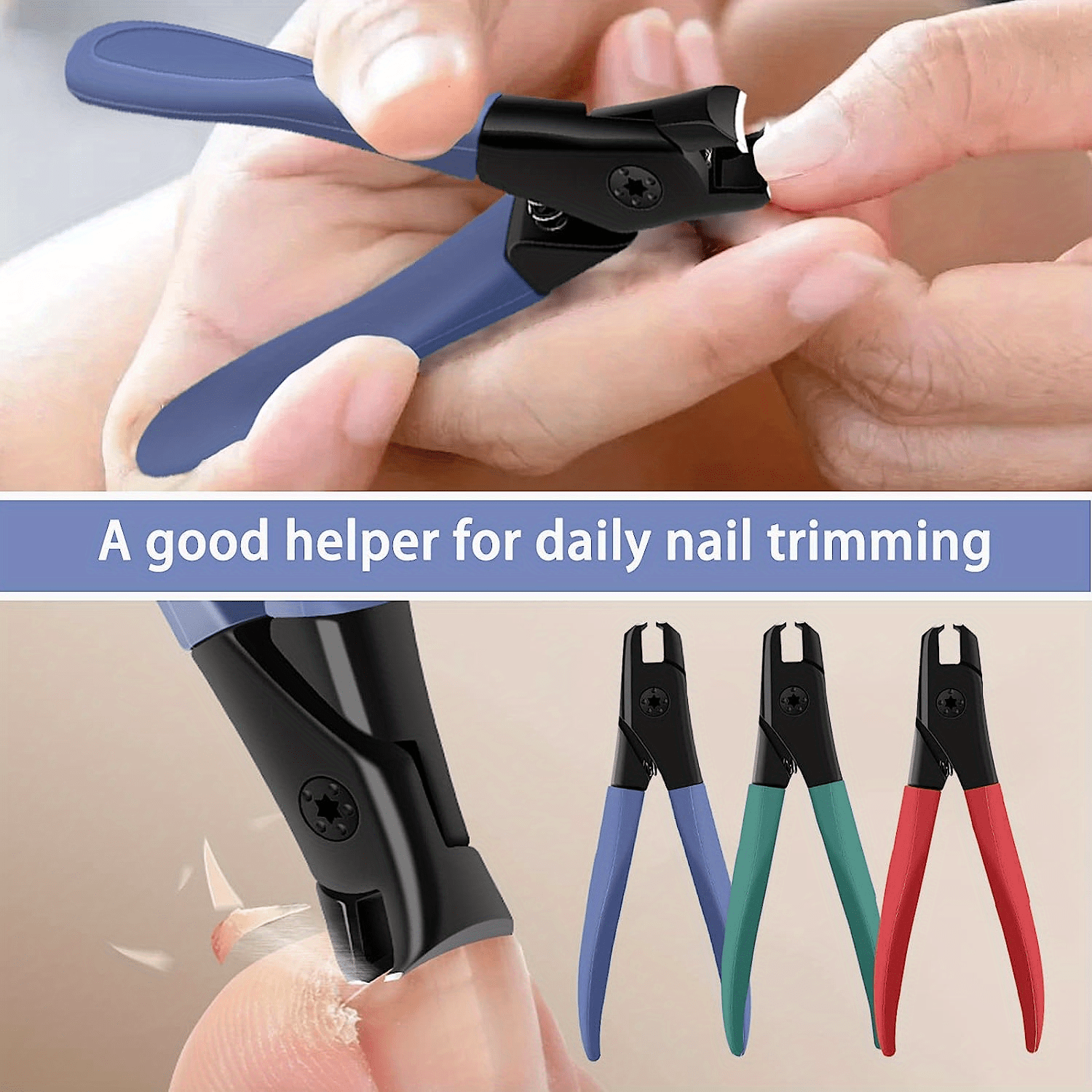 Nail Clipper Nail Scissor Large Mouth Stainless Steel Splash - Temu