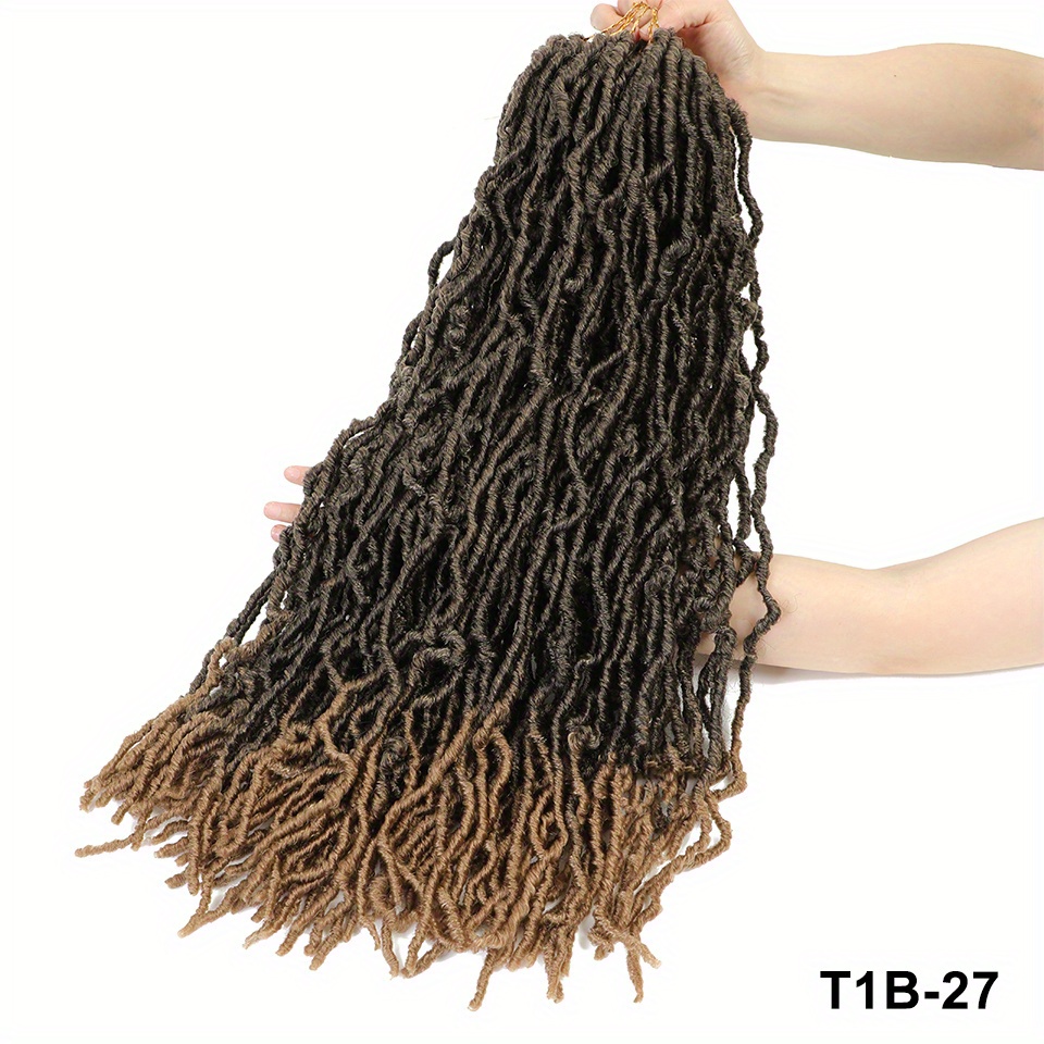 Cabelo De Crochê Sintético Nu Locs, 14 Tamanhos, 21 Fios, Extensão Faux  Locs, Deusa Macia, Trança De Cabelo Para Mulheres - Temu Portugal