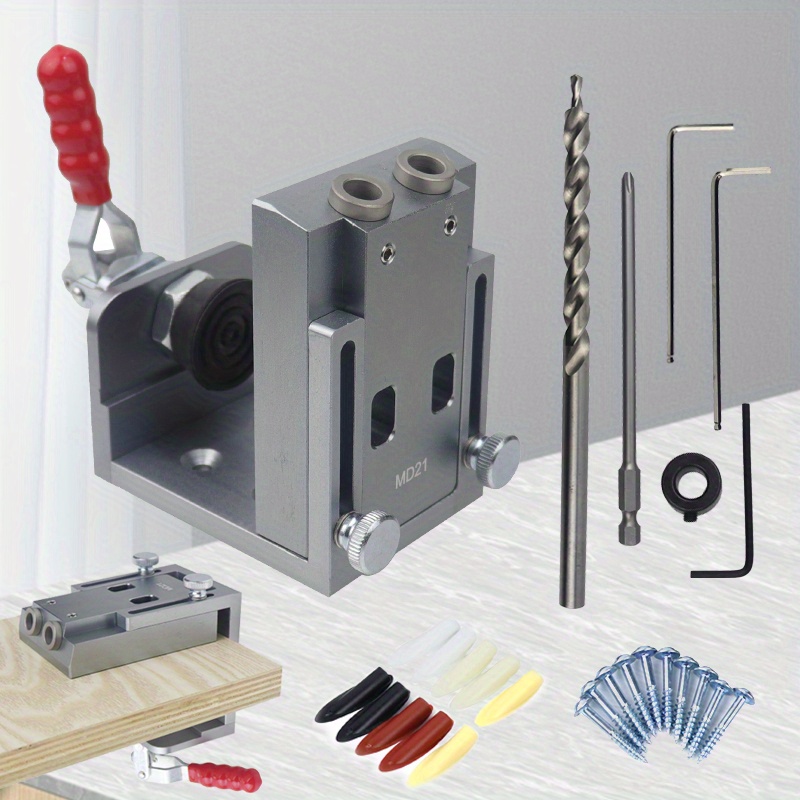 Quick Inclined Hole Doweling Jig Kit 15 Degrees Pocket Hole - Temu ...