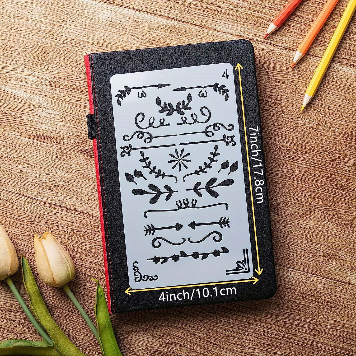 Journaling Stencil Stencils Bullet Journaling Supplies Temu Portugal