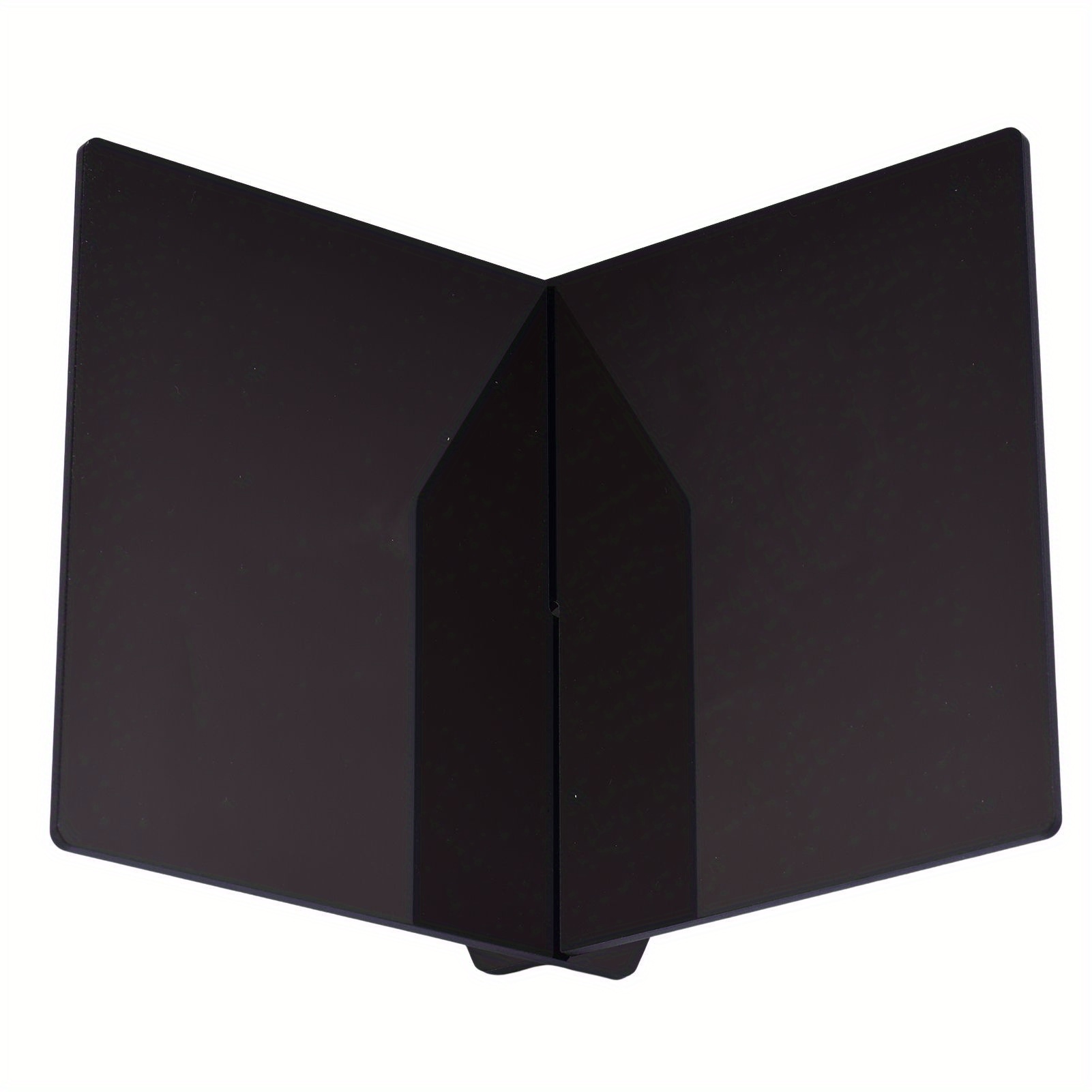 B+L USA Acrylic Book Stand - Black Gloss Acrylic Book Display Stand -  Premium Clear Acrylic Book Display - Acrylic Book Stands for Display -  Acrylic