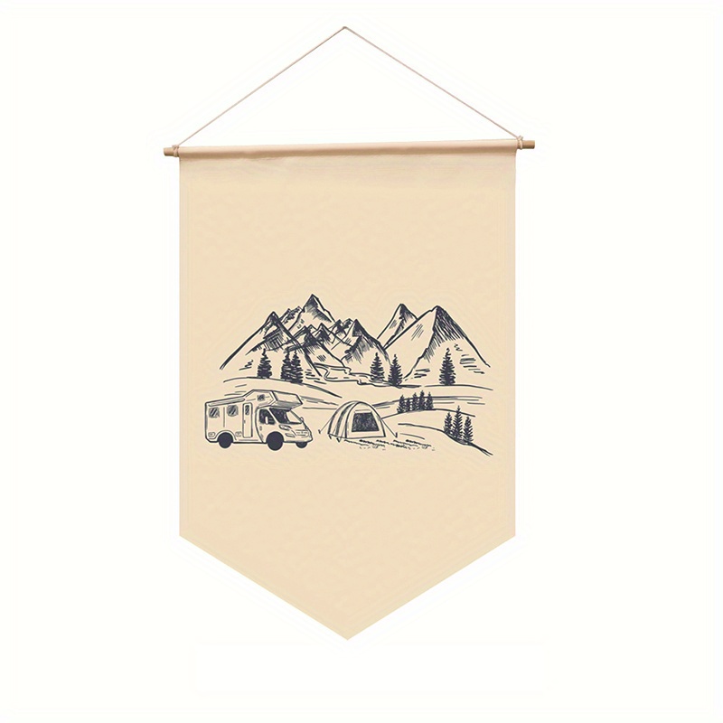 Personalized Camping Garden Flag For Outdoor Yard House Banner