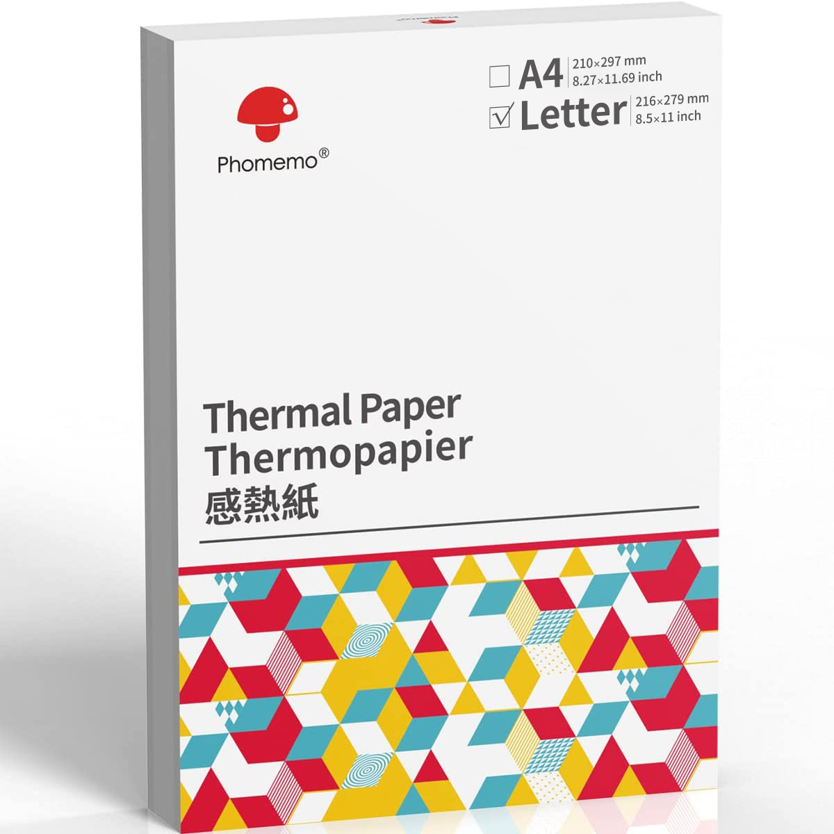 Phomemo M08F A4 Papier thermique à séchage rapide compatible avec