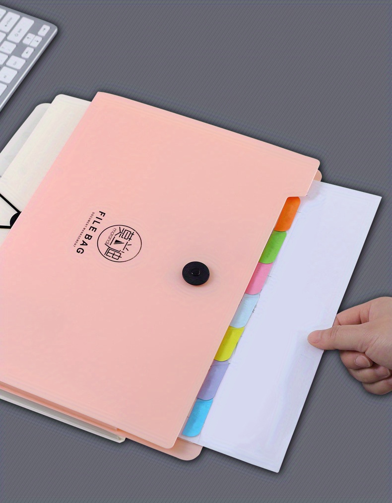 A4 Multi layer Document Storage Bag Perfect Storing Invoices Temu