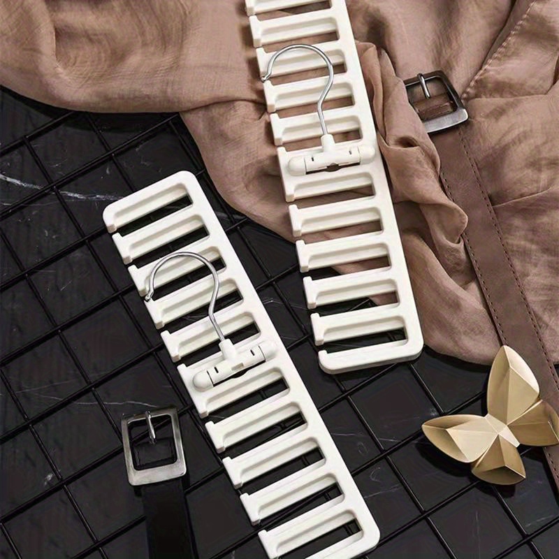 Belt Hanger For Closet, Wall Mounted Belt Storage Organizer With 10