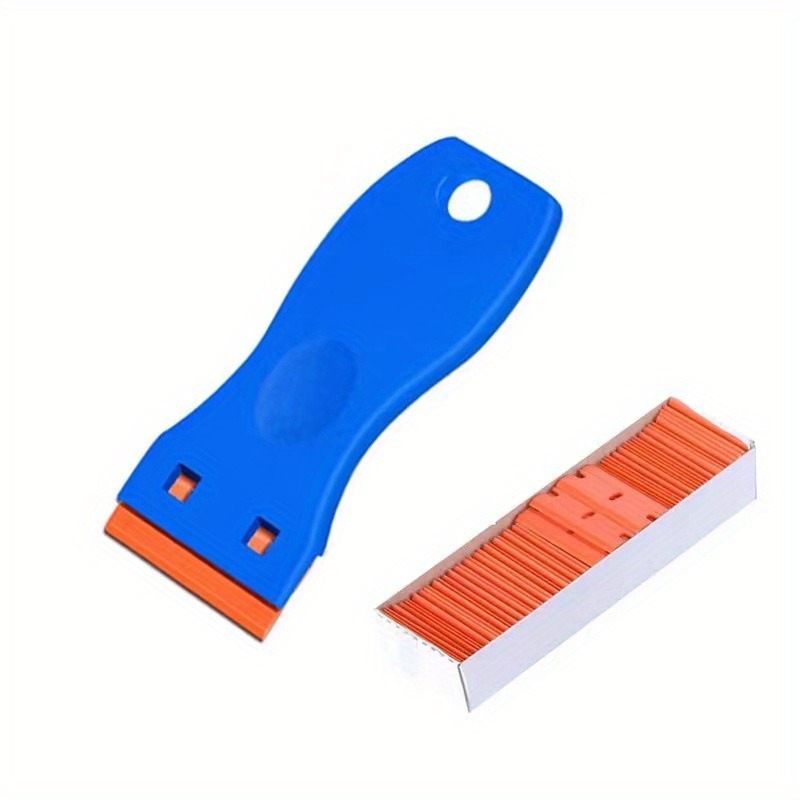 Edged Plastic Razor Blade Scrapers Knife 1/100pcsdouble Temu