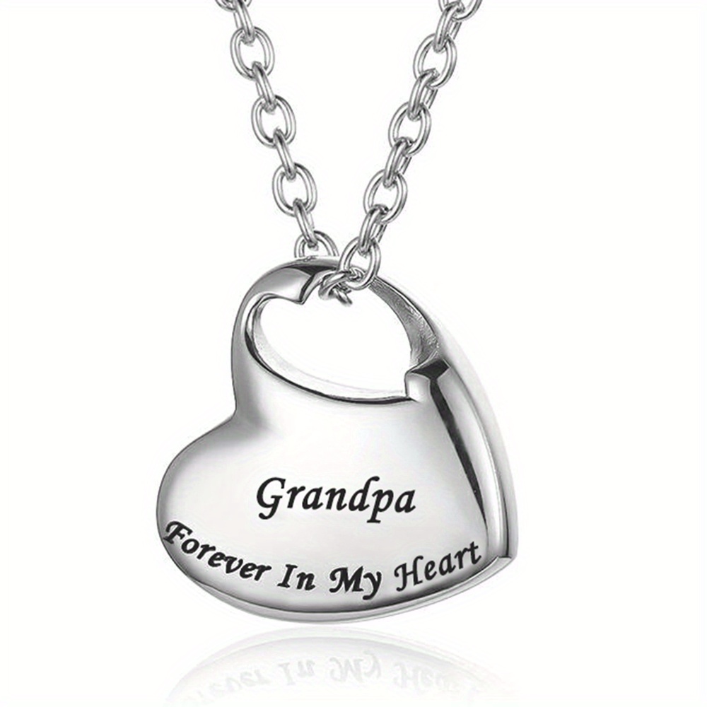 Grandpa deals memorial necklace