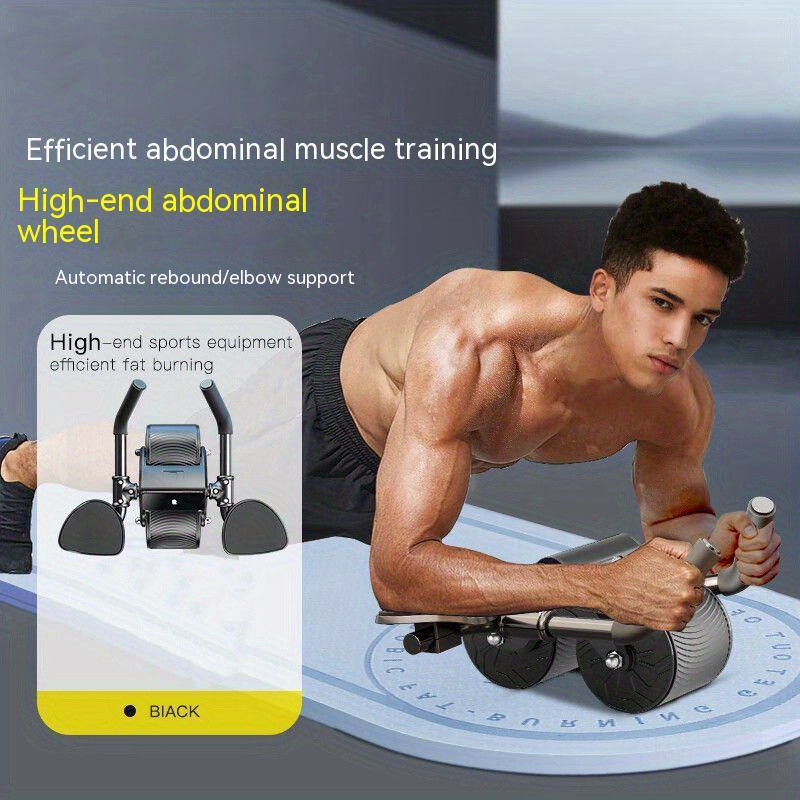 Abs Tone Body Automatic Rebound Ab Roller Men Temu United Kingdom