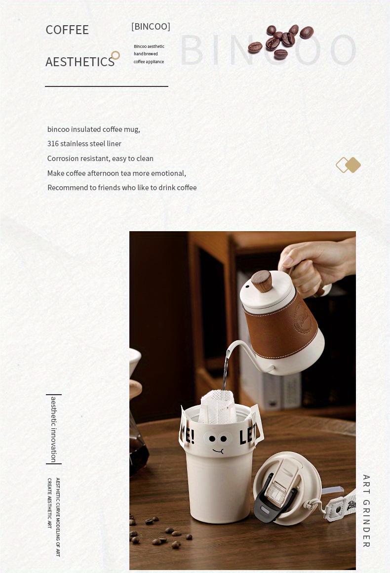 Travel Coffee Cup Insulated Coffee Tumbler – Bebaxshop