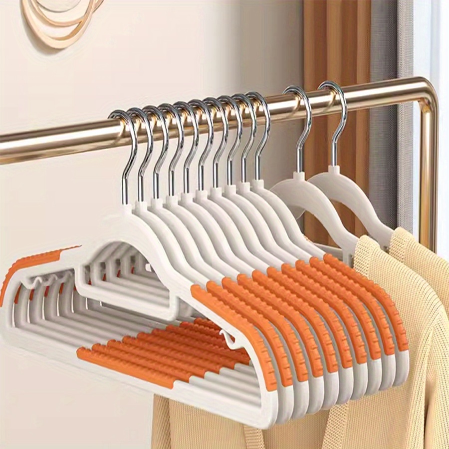 Pp Hangers, Large Wavy Clothes Hangers, Seamless Non-slip Plastic