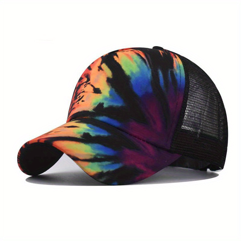 Mesh Baseball Cap Breathable Sun Hat Golf Sports Trucker Cap Dad Hat