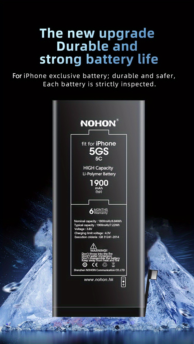 Nohon Battery For Iphone 11 3600mah 100% Original High - Temu