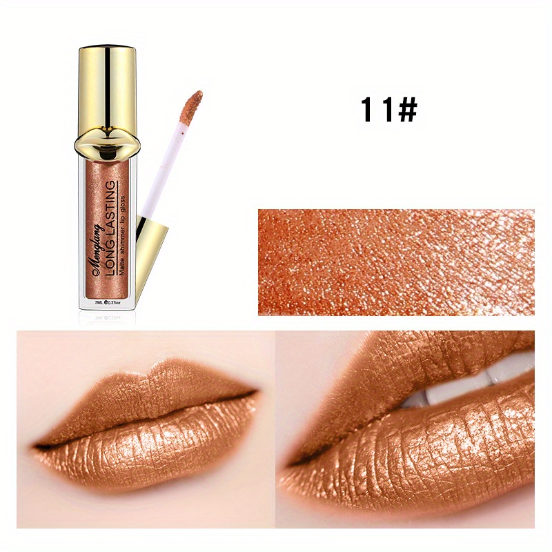 Batons Líquidos Glitter Diamond Matte Long Lasting Velvet Lip Gloss À Prova  D Água Metálico Brilho Batom Beleza Maquiagem Para Mulheres E Meninas -  Beleza E Saúde - Temu Portugal