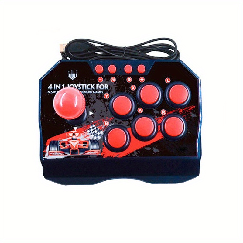 Suitable For Switch / Ps3/ Android Gamepad Rocker Two-player Arcade Classic  Wired Joystick - Temu